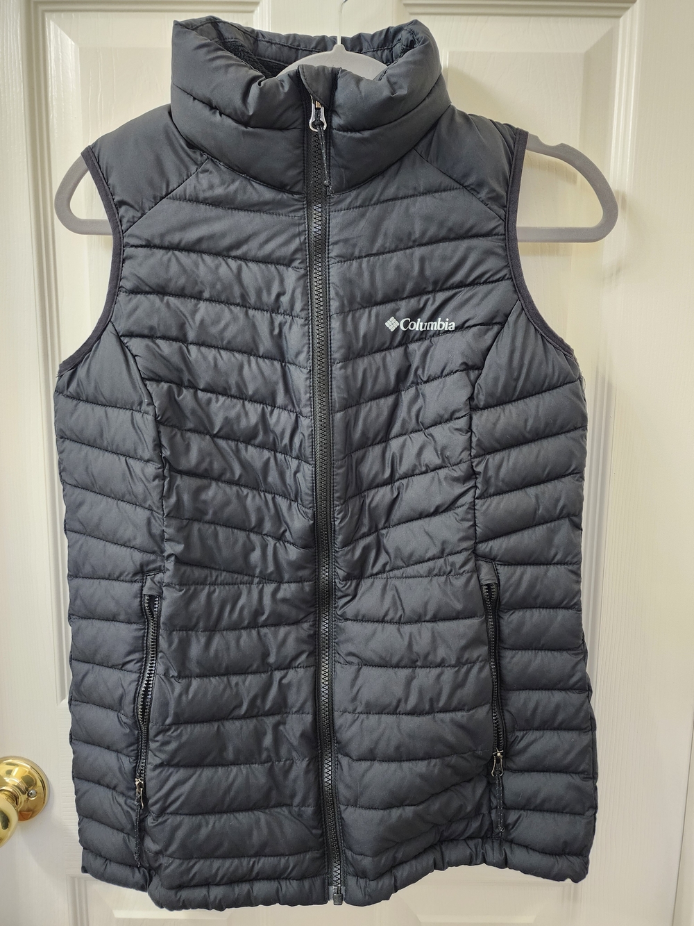 Columbia Charcoal Gray Quilted Women's Puffer Vest
